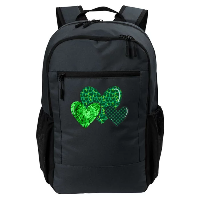 St Patricks Day Festive Heart Daily Commute Backpack