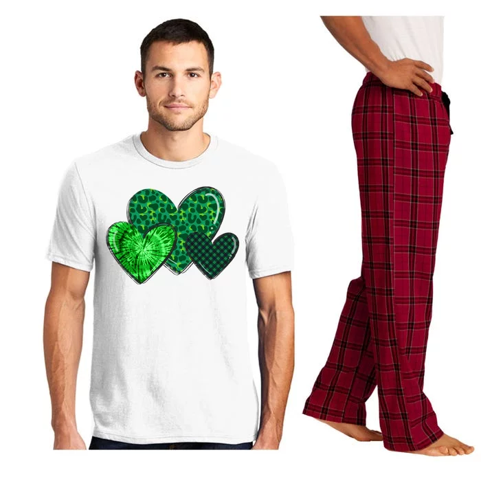 St Patricks Day Festive Heart Pajama Set