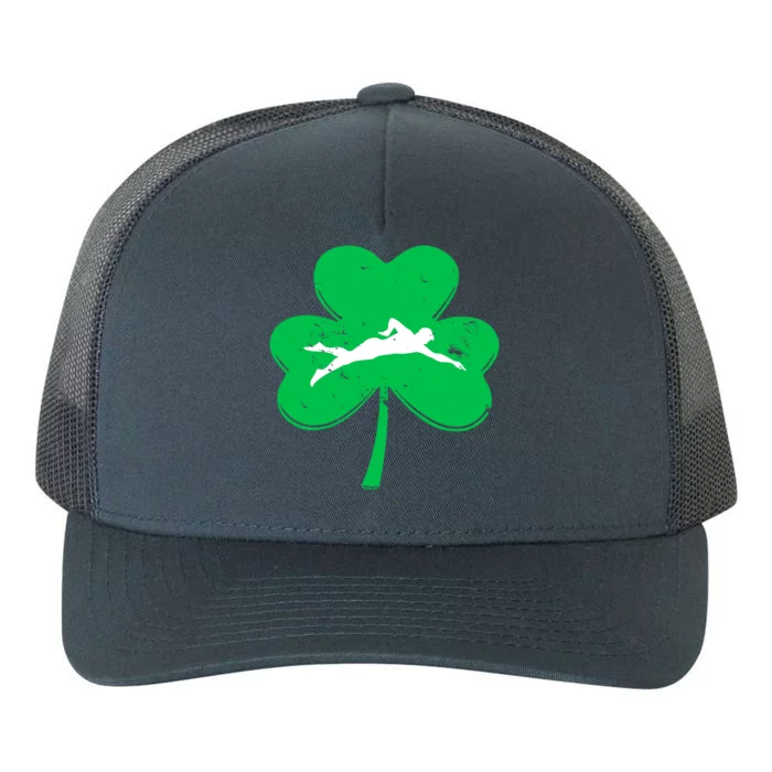 St Patrick's Day Swimming Cute Gift And Adults Gift Yupoong Adult 5-Panel Trucker Hat