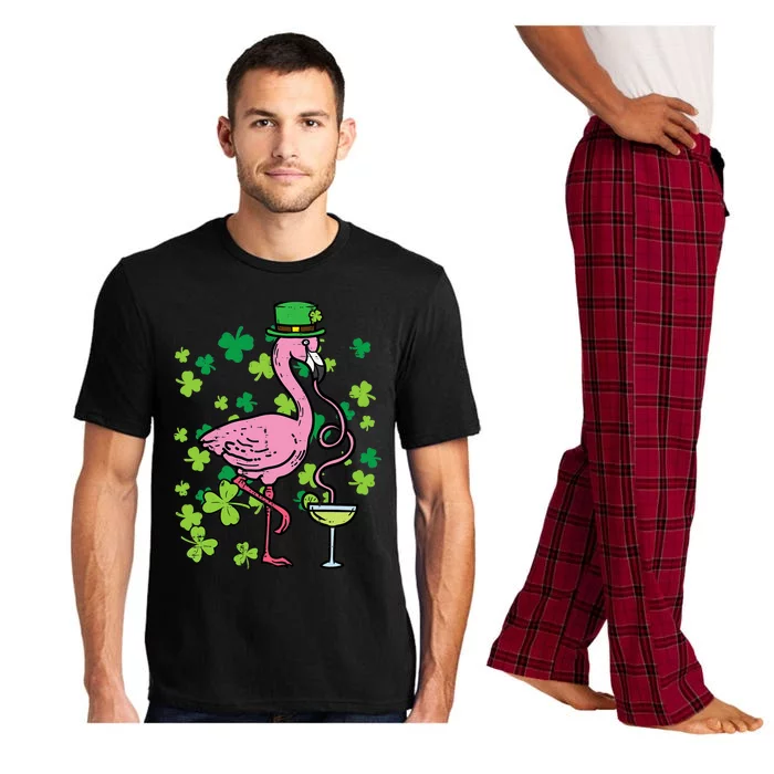 St Patricks Day Irish Flamingo Saint Pattys Paddys Wo Pajama Set