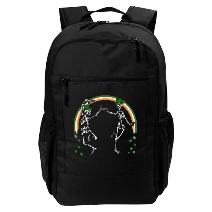 St Patrick's Day Skeleton Dancing Skeletons Daily Commute Backpack