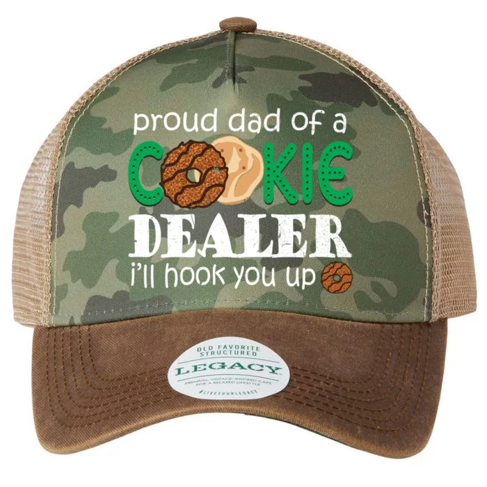 Scout Proud Dad Of A Cookie Dealer Troop Leader Legacy Tie Dye Trucker Hat