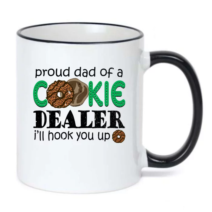 Scout Proud Dad Of A Cookie Dealer Troop Leader Black Color Changing Mug