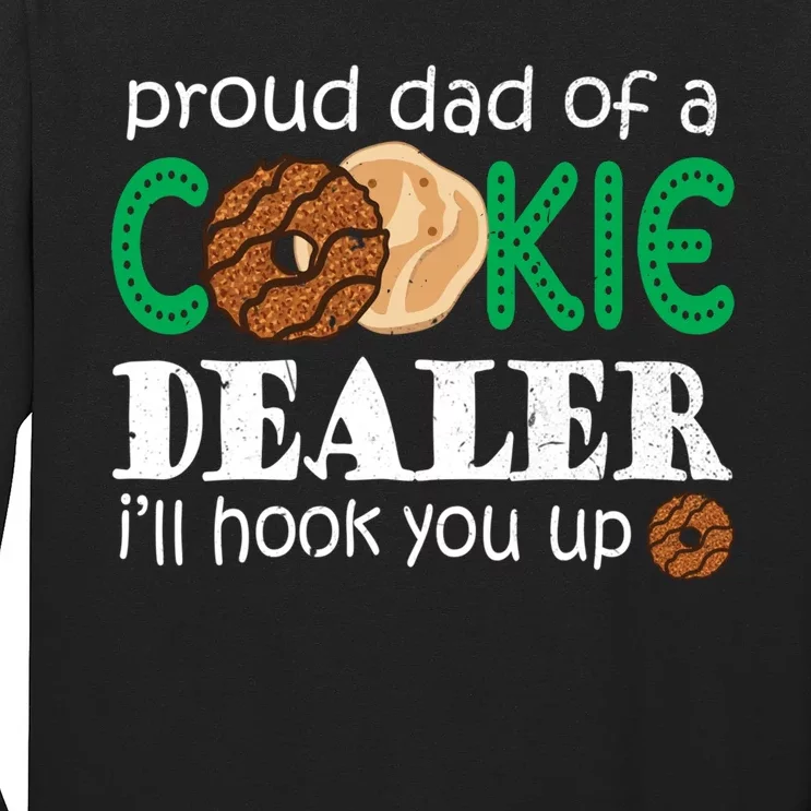 Scout Proud Dad Of A Cookie Dealer Troop Leader Long Sleeve Shirt