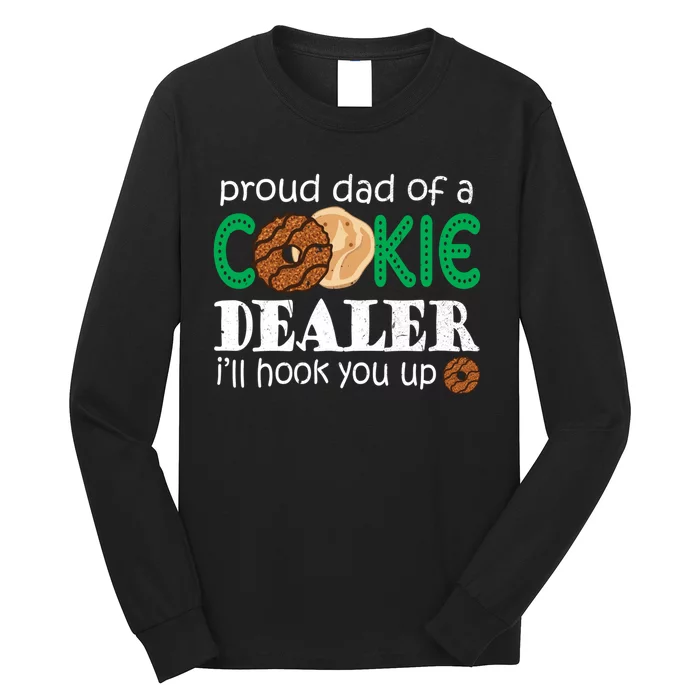 Scout Proud Dad Of A Cookie Dealer Troop Leader Long Sleeve Shirt