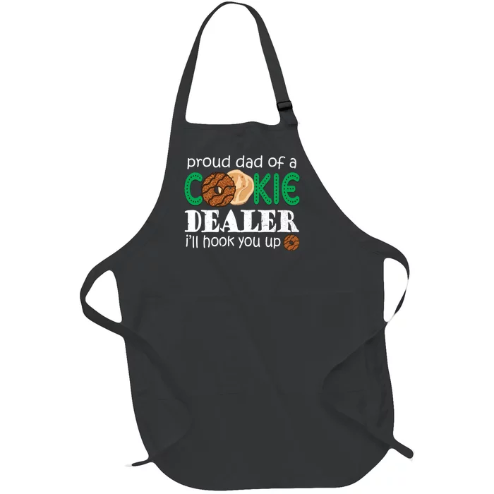 Scout Proud Dad Of A Cookie Dealer Troop Leader Full-Length Apron With Pocket