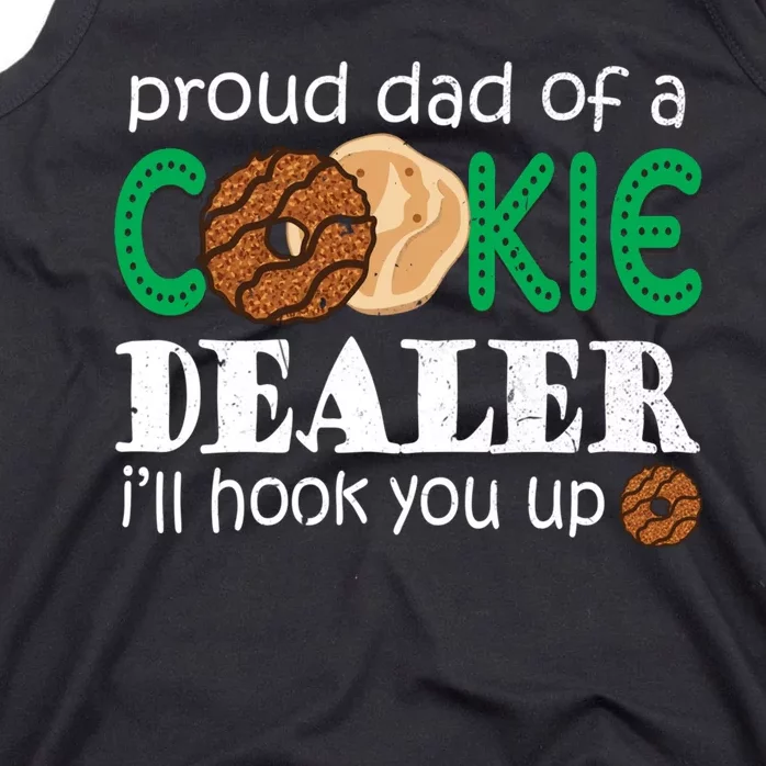 Scout Proud Dad Of A Cookie Dealer Troop Leader Tank Top