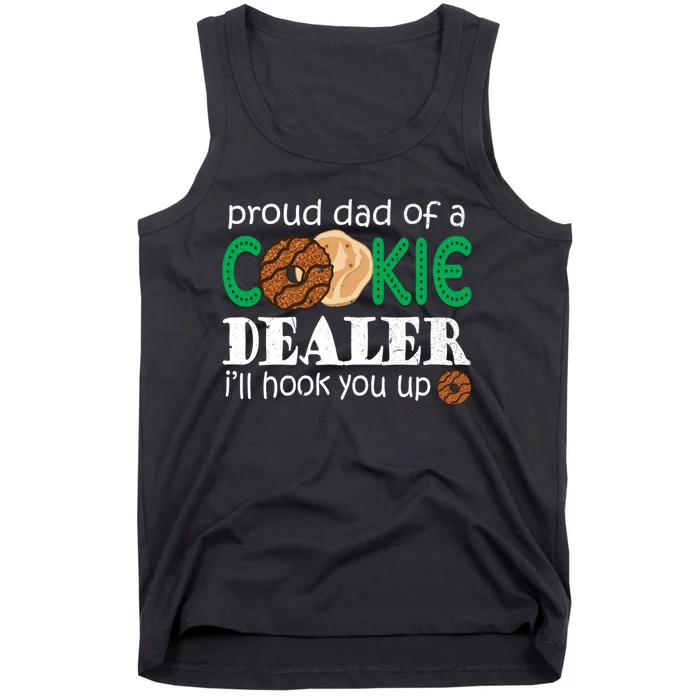 Scout Proud Dad Of A Cookie Dealer Troop Leader Tank Top