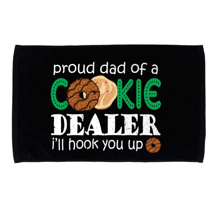 Scout Proud Dad Of A Cookie Dealer Troop Leader Microfiber Hand Towel