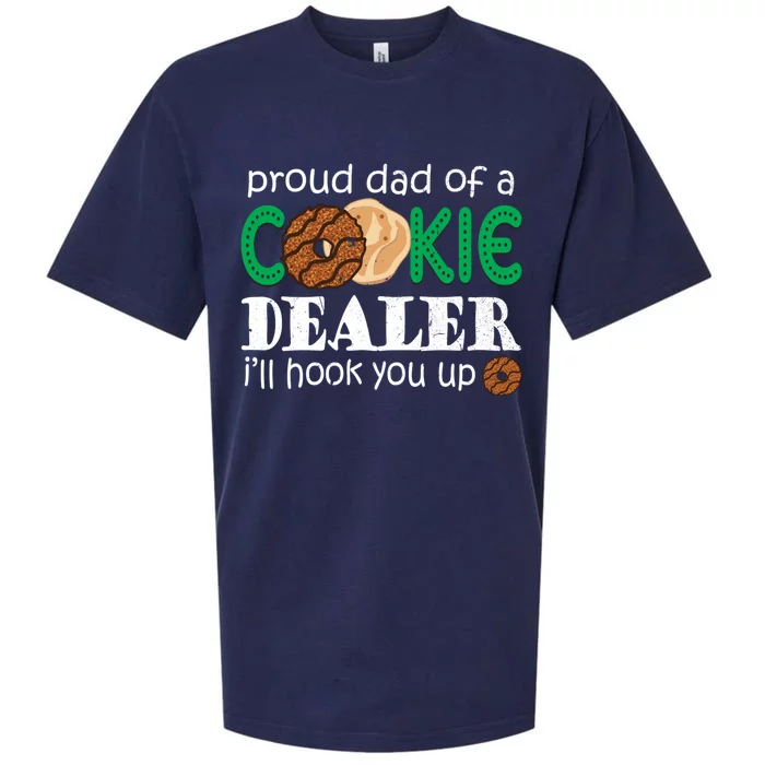 Scout Proud Dad Of A Cookie Dealer Troop Leader Sueded Cloud Jersey T-Shirt