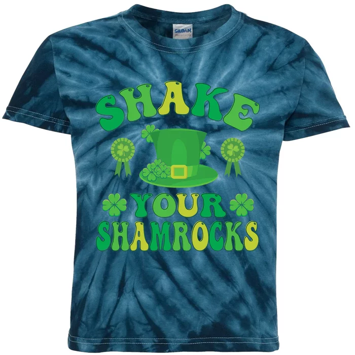 St Patricks Day Premium Kids Tie-Dye T-Shirt