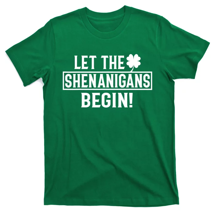 St Patricks Day Shirts Let The Shenanigans Begin Tie Dye T-Shirt