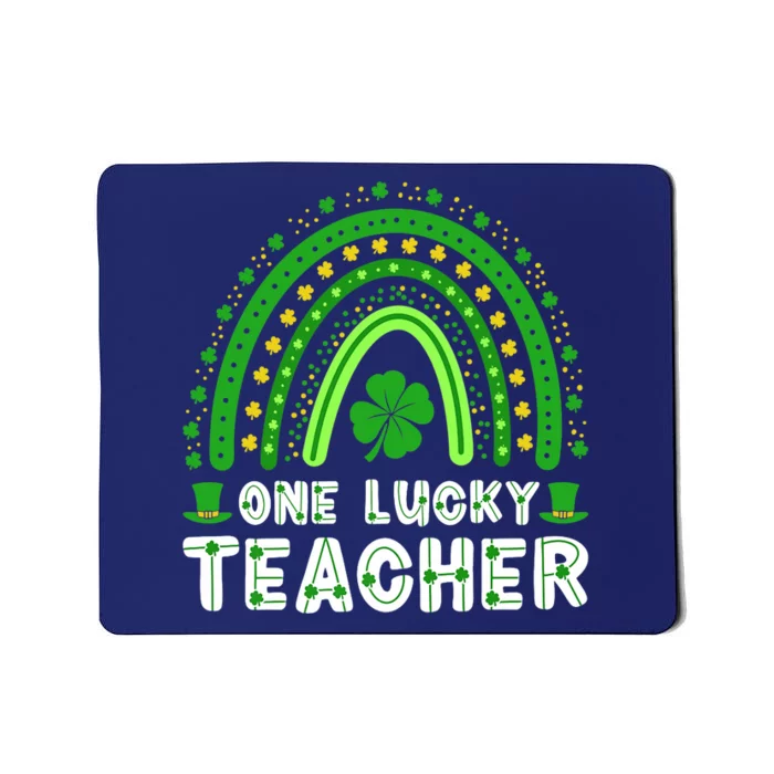 St. Patrick's Day One Lucky Teacher Ireland Premium Mousepad