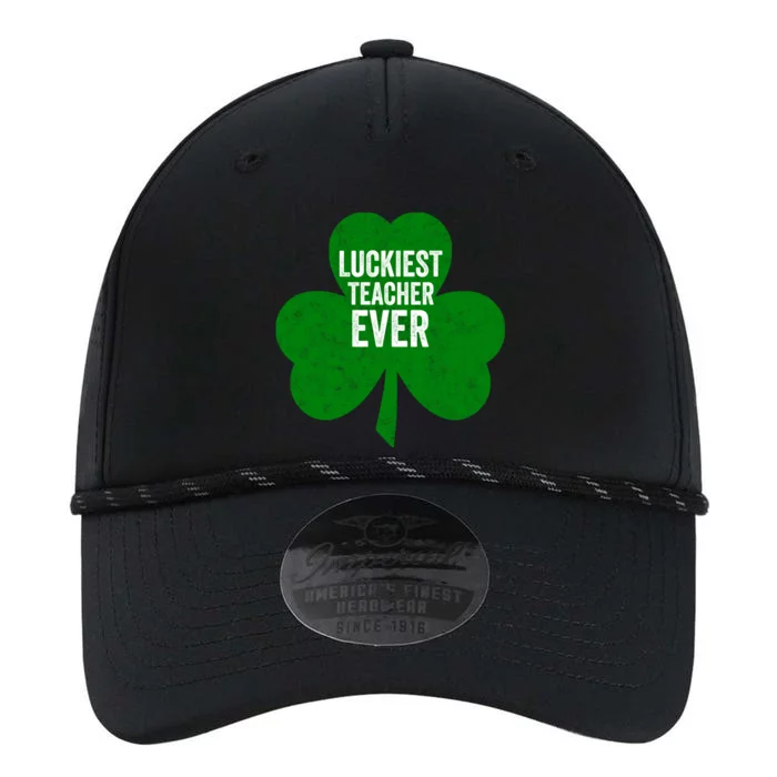 Saint Patricks Day Funny Gift Luckiest Teacher Ever Cute Gift Performance The Dyno Cap