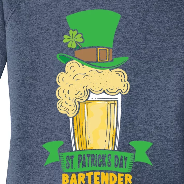 St Patrick's Day Bartender St Patricks Day Irish Ireland St Gift Women's Perfect Tri Tunic Long Sleeve Shirt