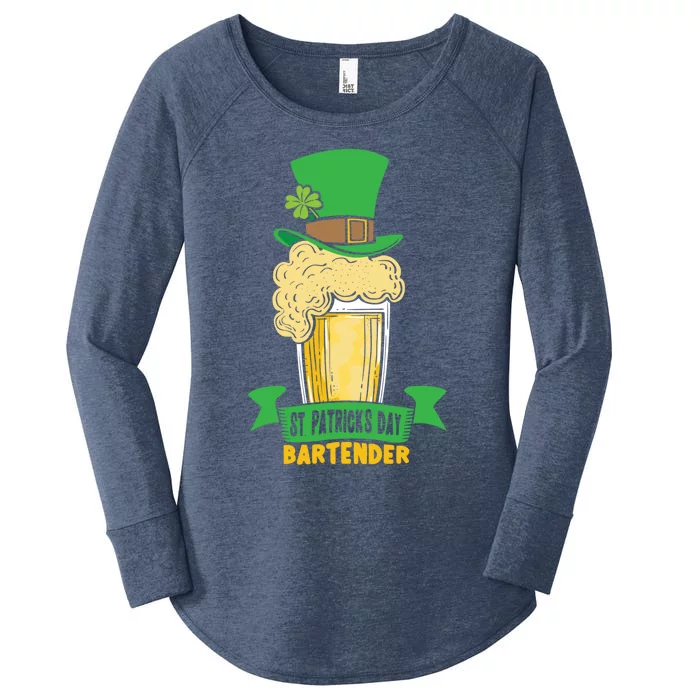 St Patrick's Day Bartender St Patricks Day Irish Ireland St Gift Women's Perfect Tri Tunic Long Sleeve Shirt