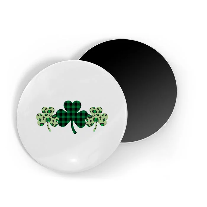 St Patricks Day Shamrock Pattern Magnet