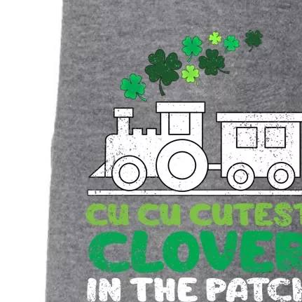 St Patricks Day Cutest Clover In The Patch Funny Gift Doggie 3-End Fleece Hoodie