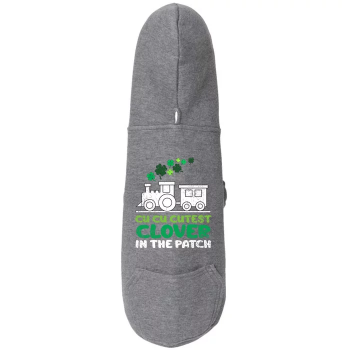 St Patricks Day Cutest Clover In The Patch Funny Gift Doggie 3-End Fleece Hoodie