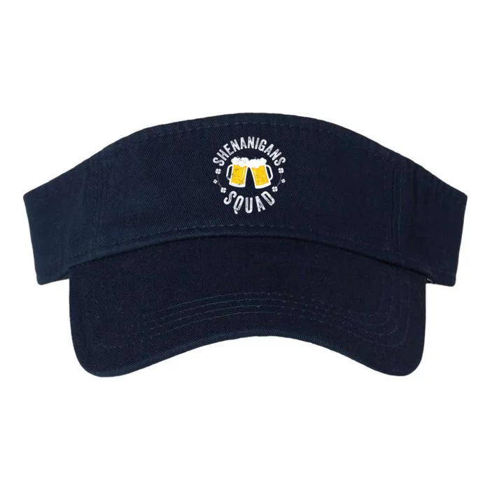 St. PatrickS Day Shenanigans Squad Beer Irish Shamrock Gift Valucap Bio-Washed Visor