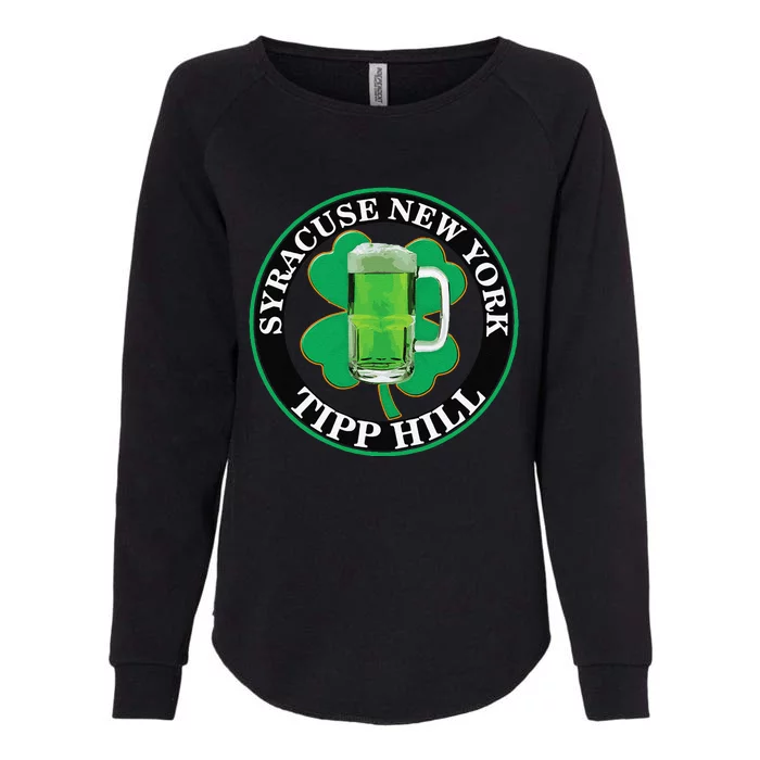 Saint Patrick's Day Syracuse Tipp Hill Womens California Wash Sweatshirt