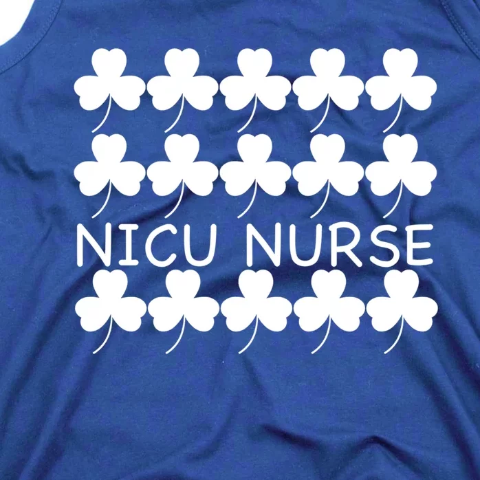 St Patricks Day Nicu Nurse Gift Tank Top