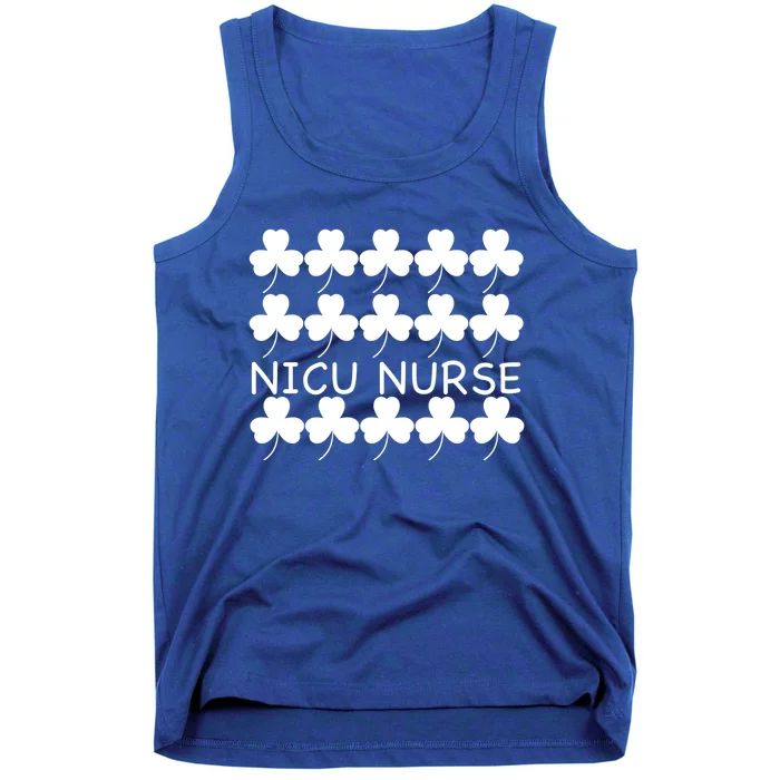 St Patricks Day Nicu Nurse Gift Tank Top