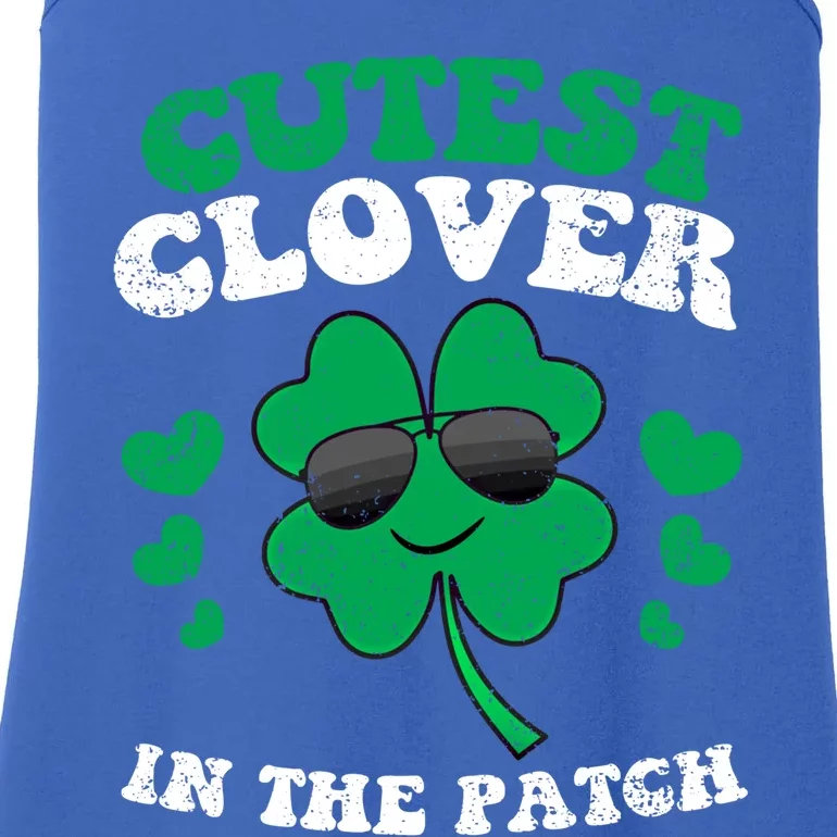 St Patricks Day Cutest Clover In The Patch Meaningful Gift Ladies Essential Tank