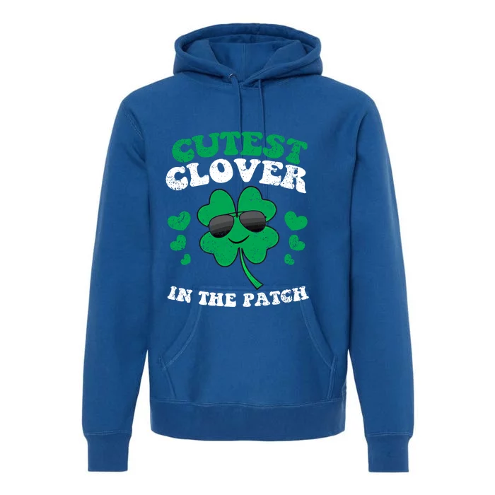 St Patricks Day Cutest Clover In The Patch Meaningful Gift Premium Hoodie