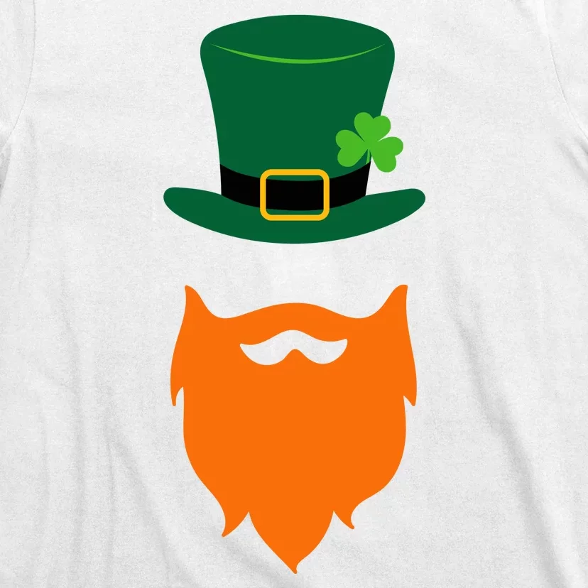 St Patrick's Day Beard Guy Funny T-Shirt