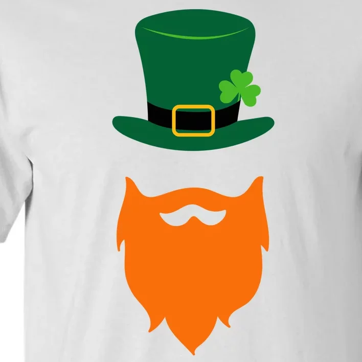 St Patrick's Day Beard Guy Funny Tall T-Shirt