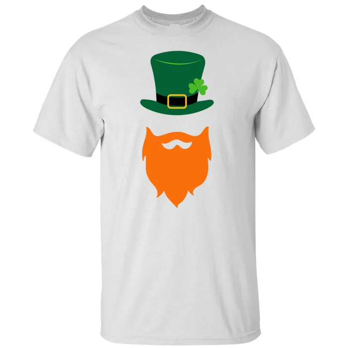 St Patrick's Day Beard Guy Funny Tall T-Shirt