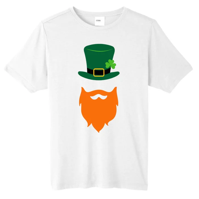 St Patrick's Day Beard Guy Funny ChromaSoft Performance T-Shirt