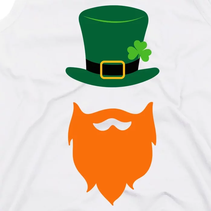 St Patrick's Day Beard Guy Funny Tank Top