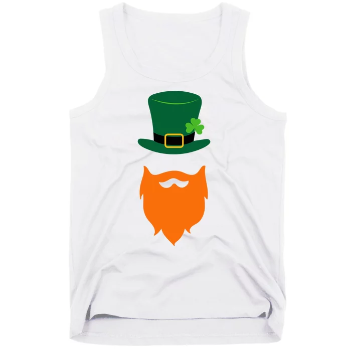 St Patrick's Day Beard Guy Funny Tank Top