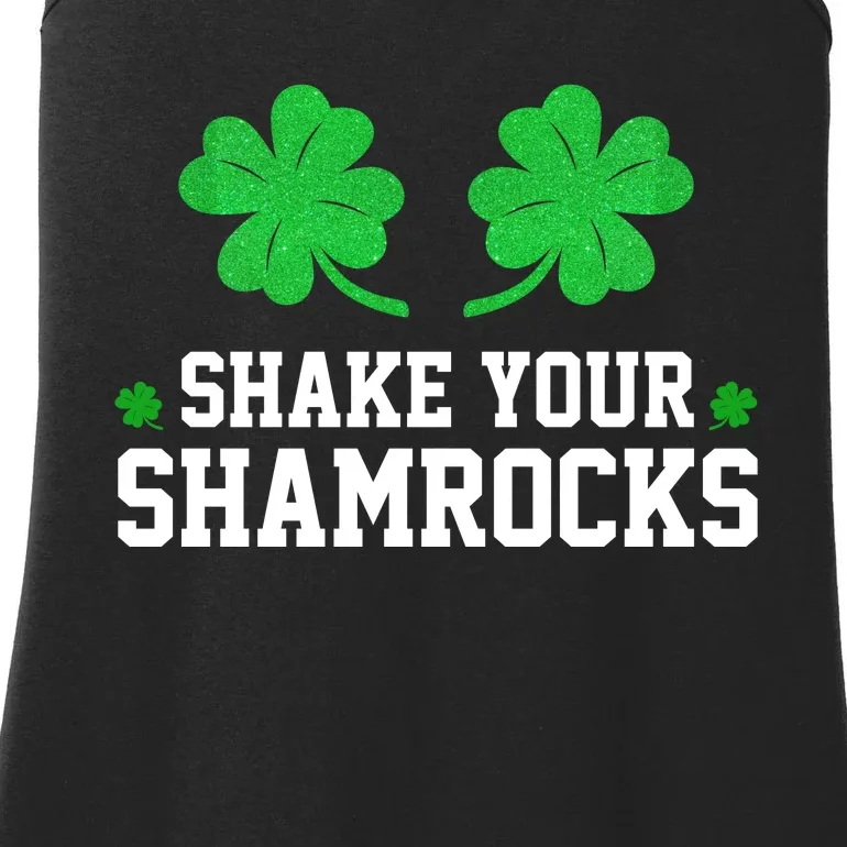 St Patricks Day Shake Your Shamrocks Ladies Essential Tank