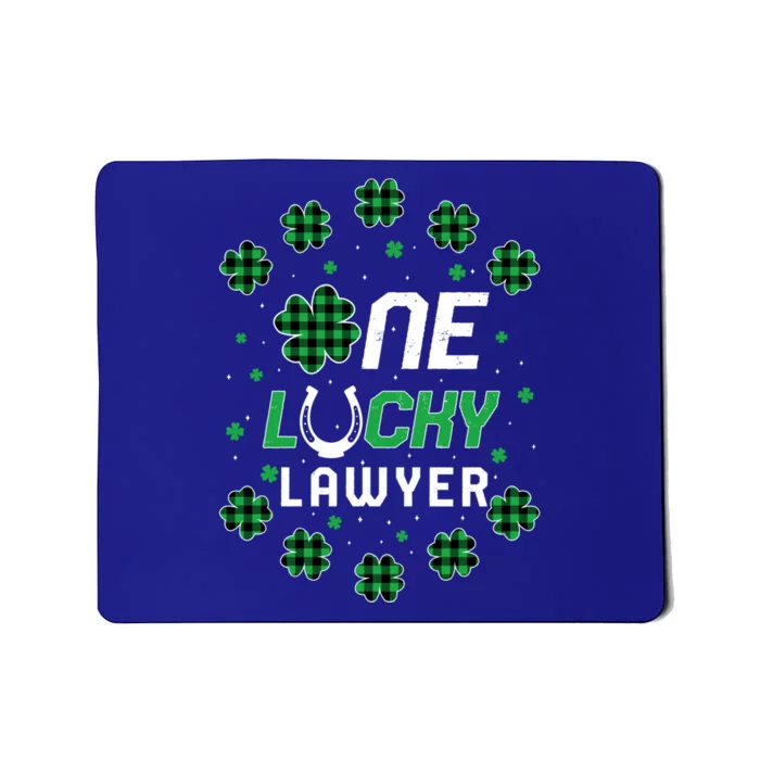 St Patricks Day Prek Kinder One Lucky Lawyer Gift Mousepad