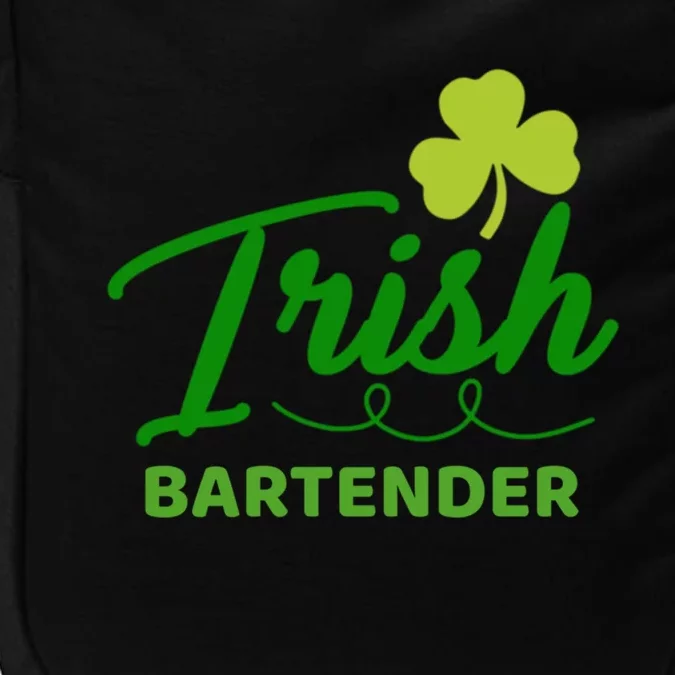 St Patrick's Day Irish Bartender Shamrock Gift Impact Tech Backpack