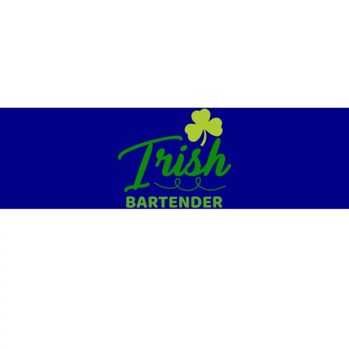 St Patrick's Day Irish Bartender Shamrock Gift Bumper Sticker