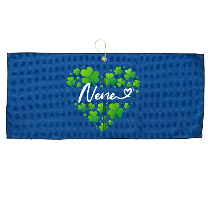 St Patricks Day Nene For Wo Nene Gifts For Grandma Zip Hoodie Large Microfiber Waffle Golf Towel