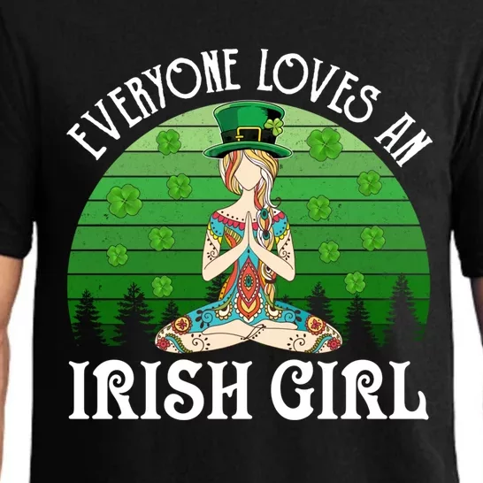 St Patricks Day Everyone Loves An Irish Yoga Gift Pajama Set