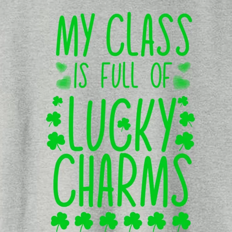 St Patrick's Day My Class Is Full Of Little Lucky Cool Gift Women's Crop Top Tee