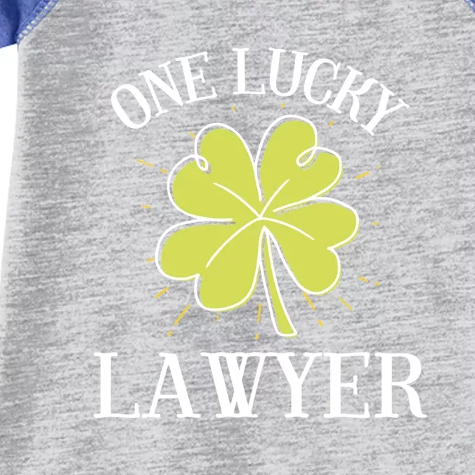 St Patricks Day Gift Lucky Lawyer Gift Great Gift Infant Baby Jersey Bodysuit