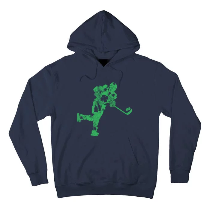 St Patricks Day Hockey Irish Boy Saint PaddyS Shamrock Tall Hoodie