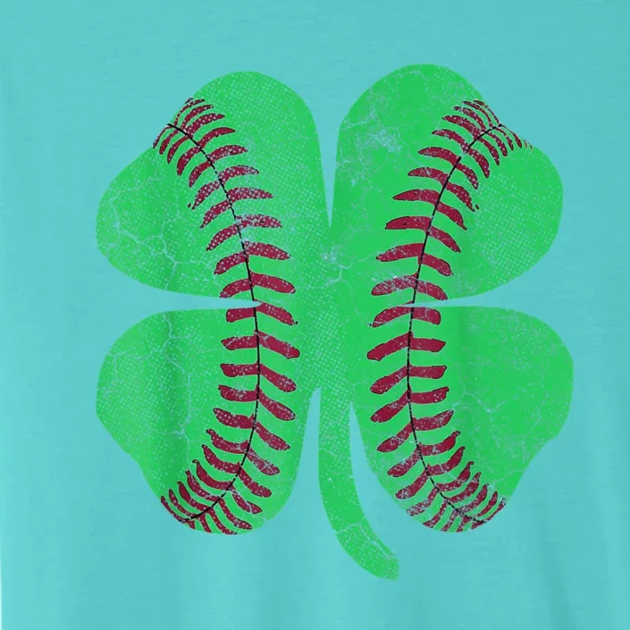 St Patricks Day Shamrock Baseball Saint Paddy's Kids Boys ChromaSoft Performance T-Shirt