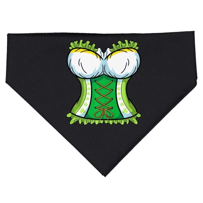 St. Patrick's Day Women's Leprechaun Costume USA-Made Doggie Bandana