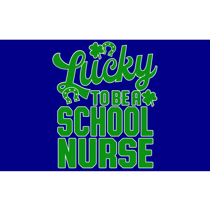 St Patrick's Day School Nurse Design Gift Bumper Sticker