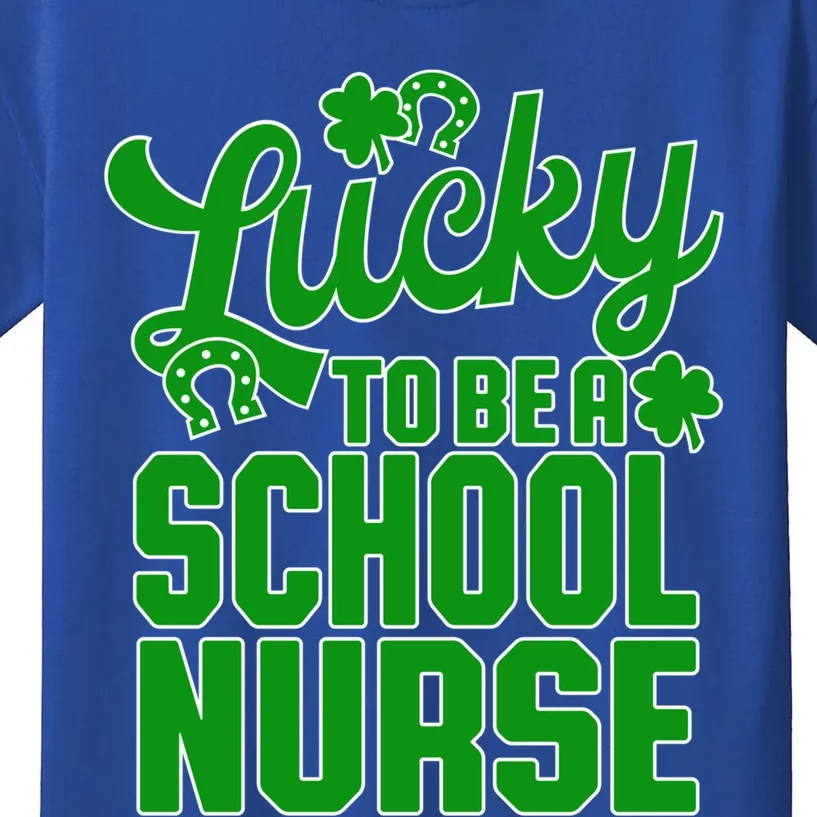 St Patrick's Day School Nurse Design Gift Kids T-Shirt