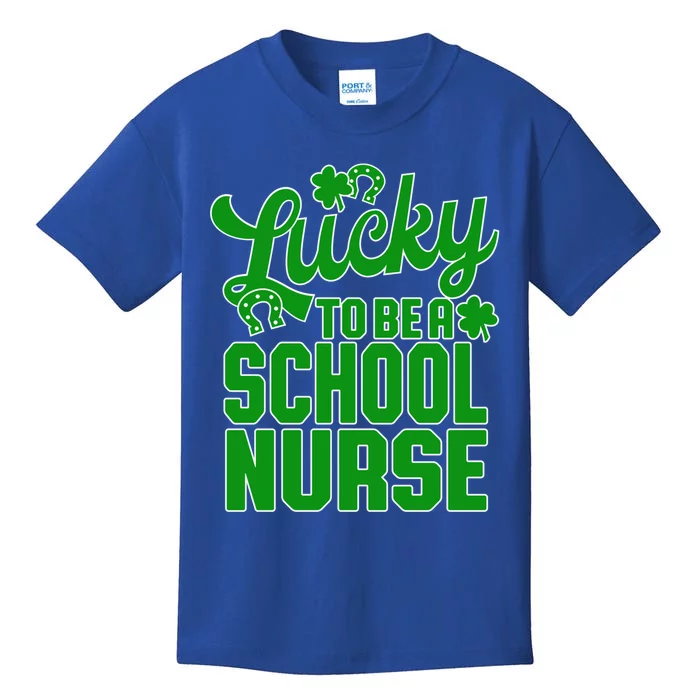 St Patrick's Day School Nurse Design Gift Kids T-Shirt