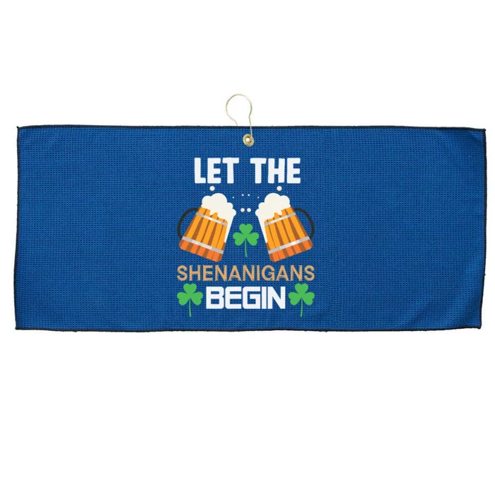 St Patricks Day Large Microfiber Waffle Golf Towel